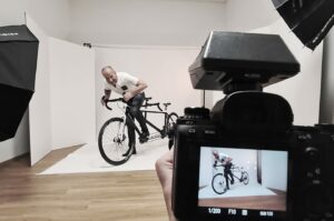 Tandem im Fotostudio